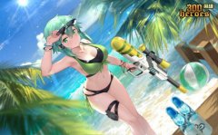 好玩的传奇手游夏日泳装丨诗乃＆达克尼斯 即将清凉登场