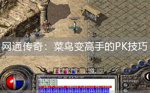 网通传奇：菜鸟变高手的PK技巧