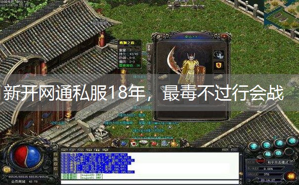 新开网通私服18年，最毒不过行会战